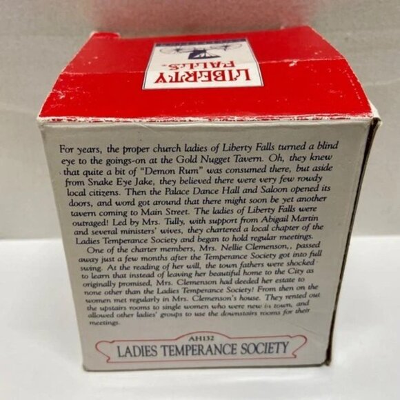 Vintage Liberty Falls Americana Collection AH132 Ladies Temperance Society 1997 - Picture 4 of 7